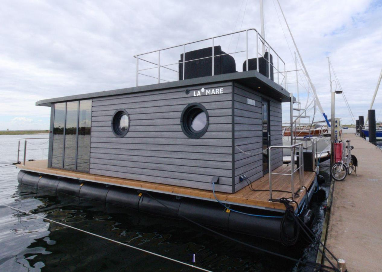 Hausboot Fjord Lacerta Mit Dachterrasse In Wendtorf Esterno foto