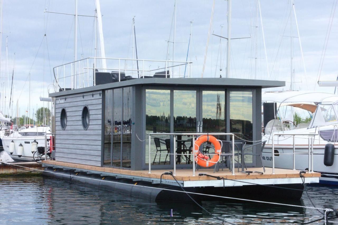 Hausboot Fjord Lacerta Mit Dachterrasse In Wendtorf Esterno foto